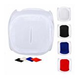 Godox SK400 3'lü Paraflaş Set + Çekim Çadırı 60x60cm