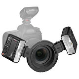Godox MF12 K2 Makro Flaş Difüzörlü İkili Set + XPRO-N TTL Nikon Tetikleyici