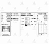 Goetze 06-848607-50 Segman 050 Accent 1.3 2000 2002 72mm 2304022932