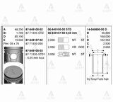 Goetze 14-049800-00 Gomlek Jp Hı-Besta 93mm 96 1404980000