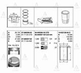 Goetze 87-71124-STD Motor Piston Segman STD Accent Era 1.4 Benzinli 2006-Rio 1.4 Benzinli 2005-75.50mm 87-71124STD