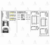 Goetze 87-71593-STD Piston+Segman-STD 104 Mitsubishi Canter-449 90-97 4D33 8771593STD