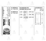 Goetze 87-71600-STD Piston+Segman-STD 104 Mitsubishi Canter-515-Canter-635 98-04 4D31 8771600STD