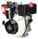 GoldMoto GM170F-G5 Dizel Motor 5 Hp İpli Krank Mili Konik Kısa