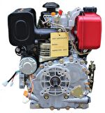 GoldMoto GM178FE-C Dizel Motor 7 Hp Marşlı Krank Mili Kamalı