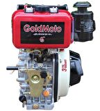 GoldMoto GM178FE-C Dizel Motor 7 Hp Marşlı Krank Mili Kamalı