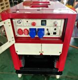 GoldMoto GM17KDJ Dizel Jeneratör 17Kva Monofaze Marşlı Kabinli