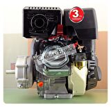 GoldMoto GM440E Benzinli Motor 15 Hp Marşlı Krank Mili Kamalı