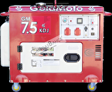 GoldMoto GM7.5KDJ Dizel Marşlı Kabinli Jeneratör 7.5 KW Monofaze