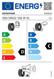 Goodyear Eagle F1 Asymmetric 3 285/35R22 106W XL SCT FP ( Yıl: 2022 )