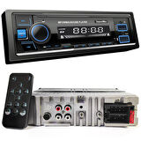 SX-MX3G Oto Teyp 4X50 Watt Bluetooth Mobil Aplikasyon 2xUsb Sd Fm Aux