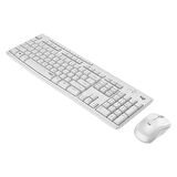 MK295 Q TR BEYAZ SESSİZ KABLOSUZ KLAVYE+MOUSE SET