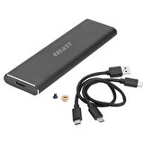 M.2 NVME SSD DESTEKLİ USB 3.1 TYPE-C SSD HARDDISK KUTUSU SABİT SÜRÜCÜ MUHAFAZASI
