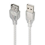 1.5 METRE 2.0V ŞEFFAF USB UZATMA KABLOSU