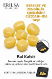 Sertifikalı Cüzdan Boy Bal Kalsit Taşı Kütle - İç Huzur ve Duygusal Canlılık Kazandırır