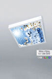 1x1-tekli-60x60-tavana Yapışık Led Panel-54w-sıva Üstü Evize-kolay Montaj-damlalı- Led