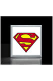 Super Man Çocuk Led Avize-60w Güçlü Aydınlatma-60x60 Beyaz Homojen Işık-modern Tasarım Baskılı