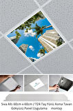 New-60cmx60cm-asma Tavan Led-sıva Altı-54watt-led Panel-led Armatür-60x60 Taş Yünü Asma Tavan Ledi