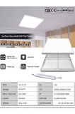 60x60 Led Panel, Sıva üstü, 60 watt, led armatür, kendinden kasalı, 6400 K, Beyaz Işık, Tavana Model