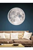 Moon Led Aplik,30cm Çap, Led 25watt, Modern, Duvar Aplik, Yatak Odası Aplik,salon Aplik Modelleri