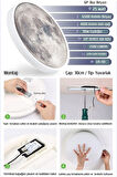 Yatak Odası Aplik Moon Led Aplik 30cm Çap Led 25watt Ay Aplik Ve Avize