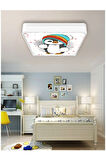 Sevimli Penguen Avize-led Avize-25watt-30cm X 30cm,çocuk Odası Avize, Avize Modelleri,led Avize