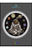 Space, Astronot Aplik-led Aplik-25watt-30cm Çap, Çocuk Odası Aplik, Aplik Modelleri, Trendyol Aplik