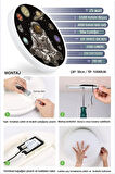 Space, Astronot Aplik-led Aplik-25watt-30cm Çap, Çocuk Odası Aplik, Aplik Modelleri, Trendyol Aplik