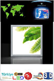 60cmx60cm Led Panel Avize 60watt Hd Baskılı Panel Aydınlatma,modern Çerçeve