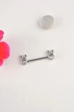 Tavşan Kulak Nipple Piercing Mini Yıldızlı Tavşan Kulak Meme Ucu Piercingi