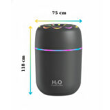 250ML RGB Işıklı Süper Sessiz Type-C Mini Hava Nemlendirici & Aroma Difüzör