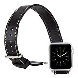 Apple Watch Uyumlu Deri Kordon 38-40-41mm DT RST1