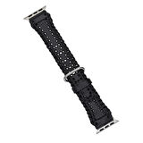 Apple Watch Uyumlu Deri Kordon 42-44-45mm SM43 RST1