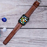 Apple Watch Uyumlu Deri Kordon 42-44-45mm RST2EF Boras