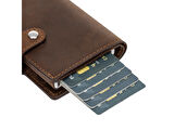 Palermo Deri Cüzdan Kartlık Mekanizmalı G2 Kahve