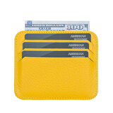 Pedro Slim Deri Kartlık FL12 Sarı