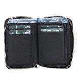 Elvis Deri Erkek Cüzdan FL01 Siyah