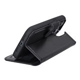 Apple iPhone 14 Pro Max Uyumlu Deri Cüzdanlı Kılıf MWWN RST1