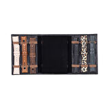 Hakiki Deri, El Yapımı, Saat Kordonu Taşıma Çantası, Kömür Siyah