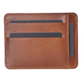 Hakiki Deri, El Yapımı Kartlık BLWL20 RST2 Gölgeli Taba