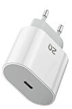 Apple İphone 13 - 13 Pro - 13 Pro Max Uyumlu Lightning Şarj Başlığı TypeC Çıkış 20W