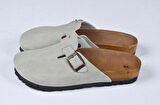 Mantar Tabanlı Gri Çocuk Unisex Boston Birkens Günlük Sabo 59463 Günlük Terlik