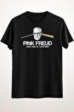 Unısex Siyah Pink Freud - Dark Side Of Your Mom Classic T-shirt