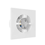 VentEurope Eon 100 BD – 10 cm Tuvalet ve Banyo Kapaklı Damperli Aspiratör Fanı-Siyah