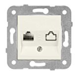 KARRE KREM 1RJ45 DATA PRİZİ VİKO