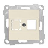 RİTA KREM MEK+TUŞ 1RJ45 (KON.SÜZ)DATA PRİZİ MUTLUSAN