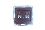 ZENA MEK.MAUN 2RJ45 DATA PRİZİ (6ADET) ELBİ