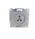 KELEBEK METALİK GRİ TELEFON PRİZİ (6ADET) METESAN