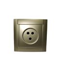 TELEFON PRİZİ METALİK ŞAMPANYA SIMON