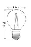 CT-4283 4W E27 AMBER RUSTİK LED AMPUL (12ADET) CATA